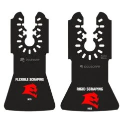 DIABLO Universal Fit High Carbon Steel Oscillating Scraper Set For Adhesive Removal
