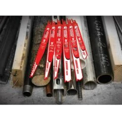 DIABLO 12 In. 5/7 TPI Carbide-Tipped Demo Demon Nail-Embedded Wood Cutting Reciprocating Saw Blade (10-Pack) 10 DIABLO 12 In. 5/7 TPI Carbide-Tipped Demo Demon Nail-Embedded Wood Cutting Reciprocating Saw Blade (10-Pack) -Tool Discount Store diablo reciprocating saw blades ds1206cws10 4f 1000