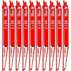 DIABLO 12 In. 5/7 TPI Carbide-Tipped Demo Demon Nail-Embedded Wood Cutting Reciprocating Saw Blade (10-Pack)