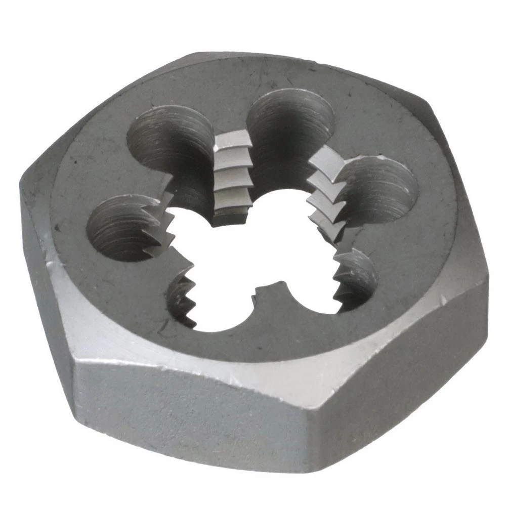 Drill America M12 X 1.75 Carbon Steel Hex Re-Threading Die 7 Drill America M12 X 1.75 Carbon Steel Hex Re-Threading Die - Image 5