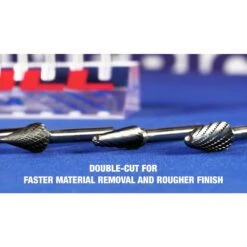 Drill America 3/8 In. X 3/4 In. Tree Pointed End Solid Carbide Burr Rotary File Bit With 1/4 In. Shank 17 Drill America 3/8 In. X 3/4 In. Tree Pointed End Solid Carbide Burr Rotary File Bit With 1/4 In. Shank -Tool Discount Store drill america rotary tool bits dulsg3 31 1000