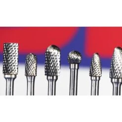 Drill America 1/2 In. X 1-1/8 In. Cone Solid Carbide Burr Rotary File Bit With 1/4 In. Shank 12 Drill America 1/2 In. X 1-1/8 In. Cone Solid Carbide Burr Rotary File Bit With 1/4 In. Shank -Tool Discount Store drill america rotary tool bits dulsl4nf 4f 1000