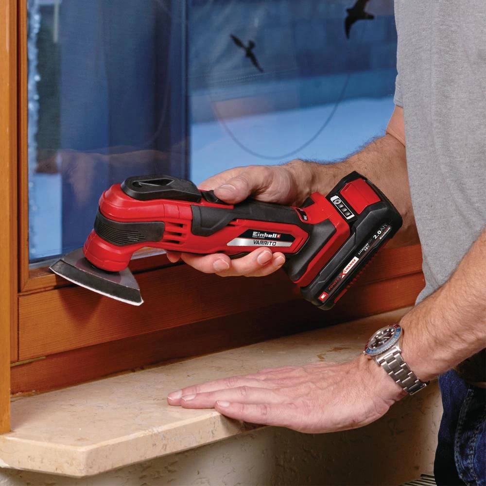 Einhell PXC 18-Volt Cordless Variable-Speed 20,000-OPM Oscillating Multi-Tool Kit (with 3.0-Ah Battery Plus Fast Charger) 10 Einhell PXC 18-Volt Cordless Variable-Speed 20,000-OPM Oscillating Multi-Tool Kit (with 3.0-Ah Battery Plus Fast Charger) - Image 8