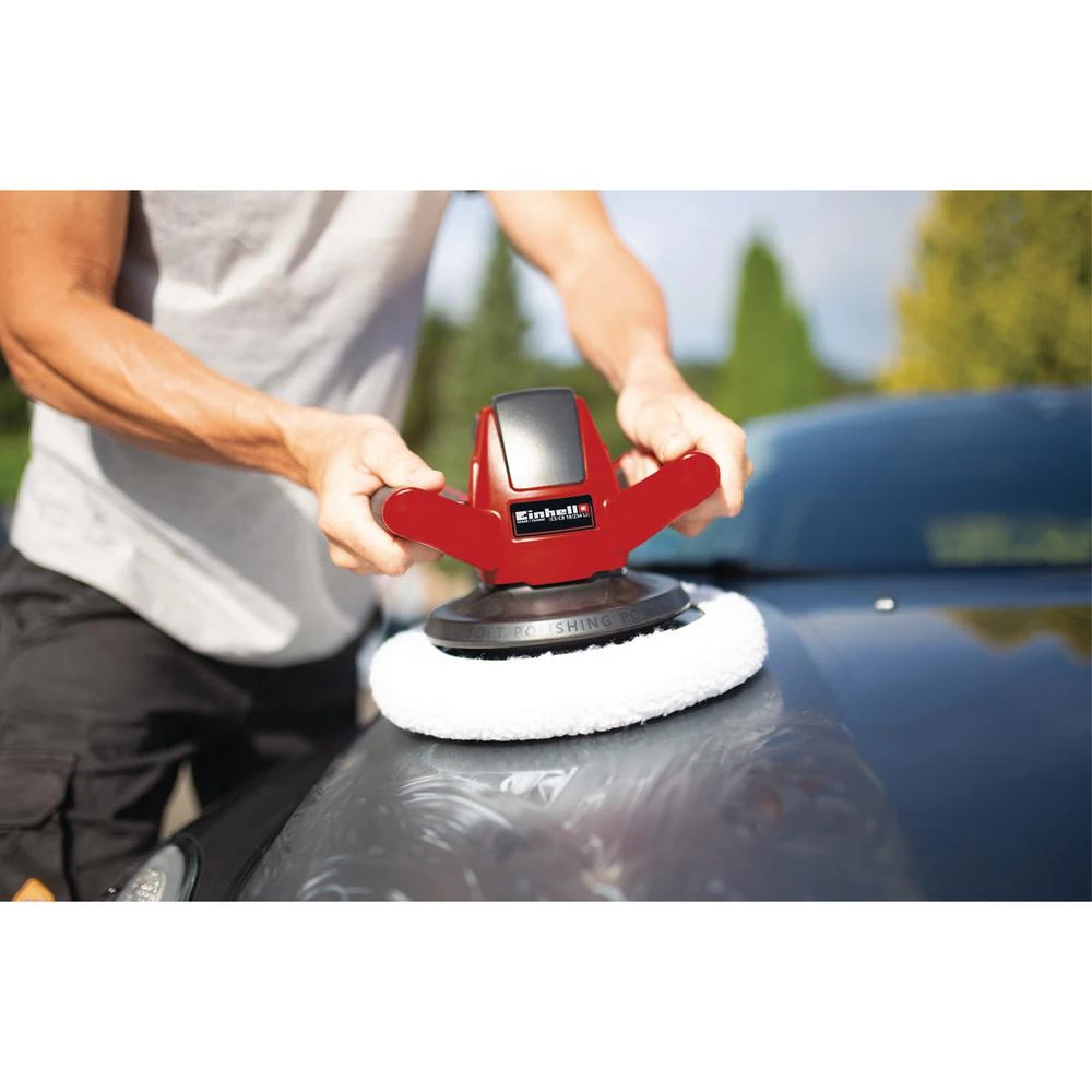 Einhell PXC 18-Volt Cordless 10 In. 2,500-RPM Large Random Orbit Rotary Buffer / Polisher Kit (w/ 3.0-Ah Battery + Fast Charger) 7 Einhell PXC 18-Volt Cordless 10 In. 2,500-RPM Large Random Orbit Rotary Buffer / Polisher Kit (w/ 3.0-Ah Battery + Fast Charger) - Image 5