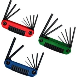Eklind Combination Ergo-Fold Fold-up Set Sizes 5/64 To 1/4 And Size 1.5 To 6 And Torx Sizes T8 To T40 (24-Piece)