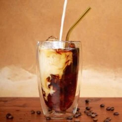 ExcelSteel 10 Pc Reusable Gold Color Straw Set W/ Cleaning Brushes 11 ExcelSteel 10 Pc Reusable Gold Color Straw Set W/ Cleaning Brushes -Tool Discount Store excelsteel disposable tableware 014a2 31 1000