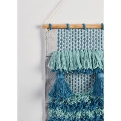LR Home Coast Gray / Teal Fringed Wall Tapestry 13 LR Home Coast Gray / Teal Fringed Wall Tapestry -Tool Discount Store gray teal lr home tapestries wallh80225gyt1622 1f 1000