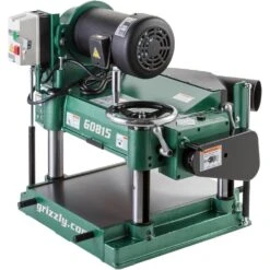 Grizzly Industrial 15 In. 14-Amp 3 HP Heavy-Duty Corded Planer