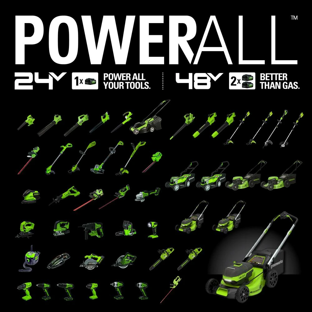 Greenworks 24-Volt Battery Cordless Brushless 7.25 In. Circular Saw Battery Not Included CR24L00 4 Greenworks 24-Volt Battery Cordless Brushless 7.25 In. Circular Saw Battery Not Included CR24L00 - Image 2