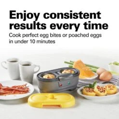 Hamilton Beach Eggbites 2-Egg Grey Egg Bite And Poached Egg Maker 18 Hamilton Beach Eggbites 2-Egg Grey Egg Bite And Poached Egg Maker -Tool Discount Store grey hamilton beach egg cookers 25505 44 1000