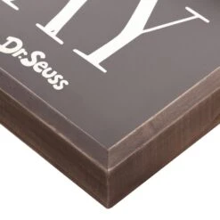 Pinnacle 11 In. X 49 In. Dr. Seuss Today Is Your Day Quote Framed Wood Wall Decor -Tool Discount Store grey pinnacle wall signs 1807 3897 44 1000