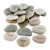 Stonebriar Collection Inspirational Engraved Natural River Stones (Set Of 25) 1 Stonebriar Collection Inspirational Engraved Natural River Stones (Set Of 25) -Tool Discount Store grey stonebriar collection sculptures sb 7100b25 64 1000