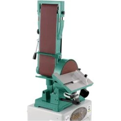 Grizzly Industrial Combination Sander With Cabinet Stand -Tool Discount Store grizzly industrial disc orbital sanders g1014zx 1f 1000