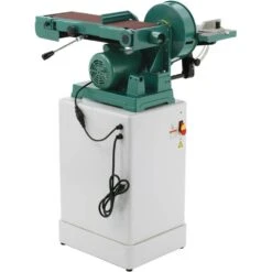 Grizzly Industrial Combination Sander With Cabinet Stand -Tool Discount Store grizzly industrial disc orbital sanders g1014zx 4f 1000