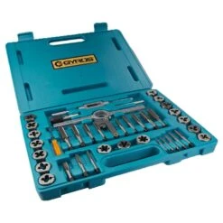 Gyros High Speed Metric Size Steel Tap And Die Set (40-Piece)