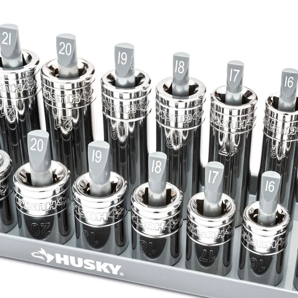 Husky SAE And Metric Socket Rack Set (6-Piece) 4 Husky SAE And Metric Socket Rack Set (6-Piece) - Image 2