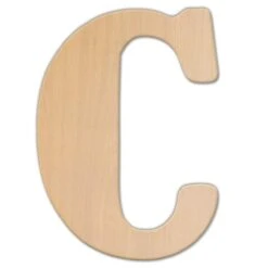 Tool Discount Store 20 Jeff McWilliams Designs 15 In. Oversized Unfinished Wood Letter (C)