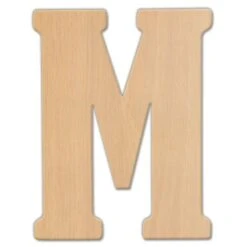 Tool Discount Store 28 Jeff McWilliams Designs 15 In. Oversized Unfinished Wood Letter (M)