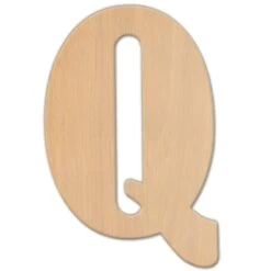 Tool Discount Store 34 Jeff McWilliams Designs 15 In. Oversized Unfinished Wood Letter (Q)