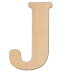 Tool Discount Store 24 Jeff McWilliams Designs 23 In. Oversized Unfinished Wood Letter (J)