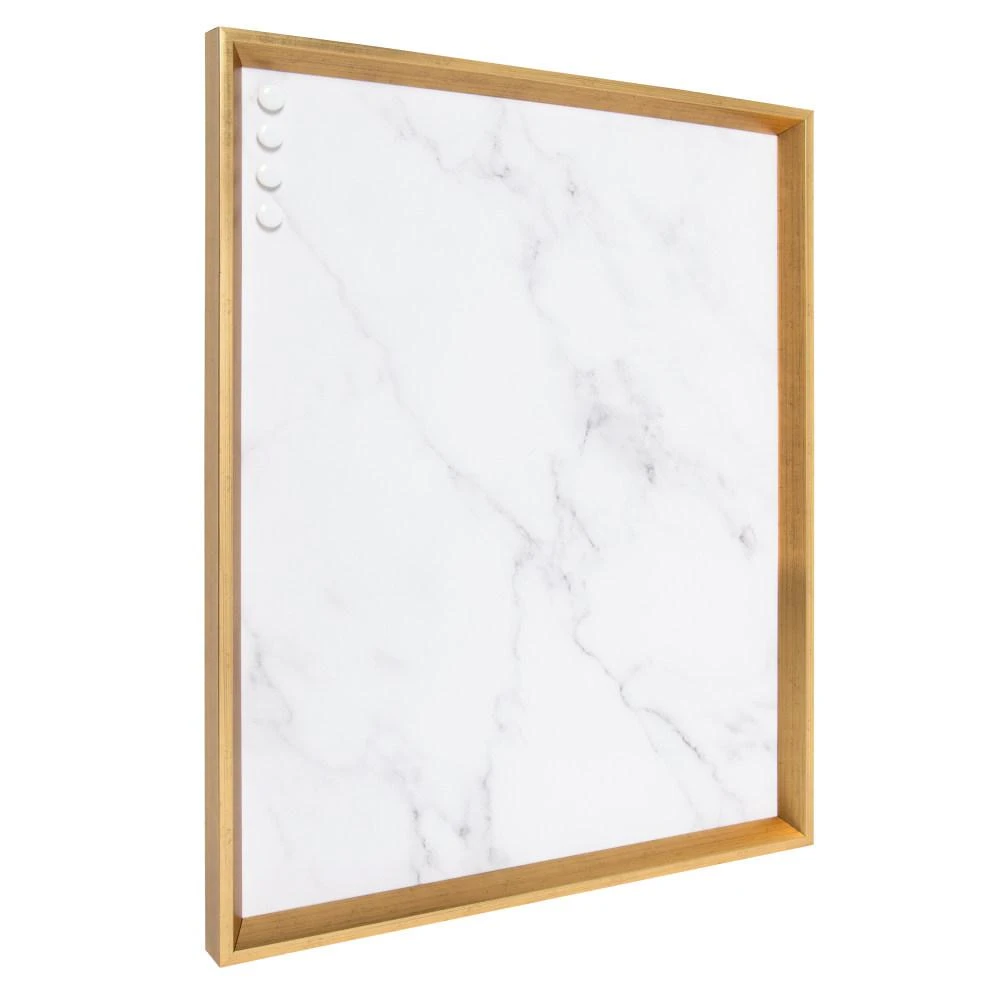 Kate And Laurel Calter Gold Marble Magnetic Memo Board 3 Kate And Laurel Calter Gold Marble Magnetic Memo Board