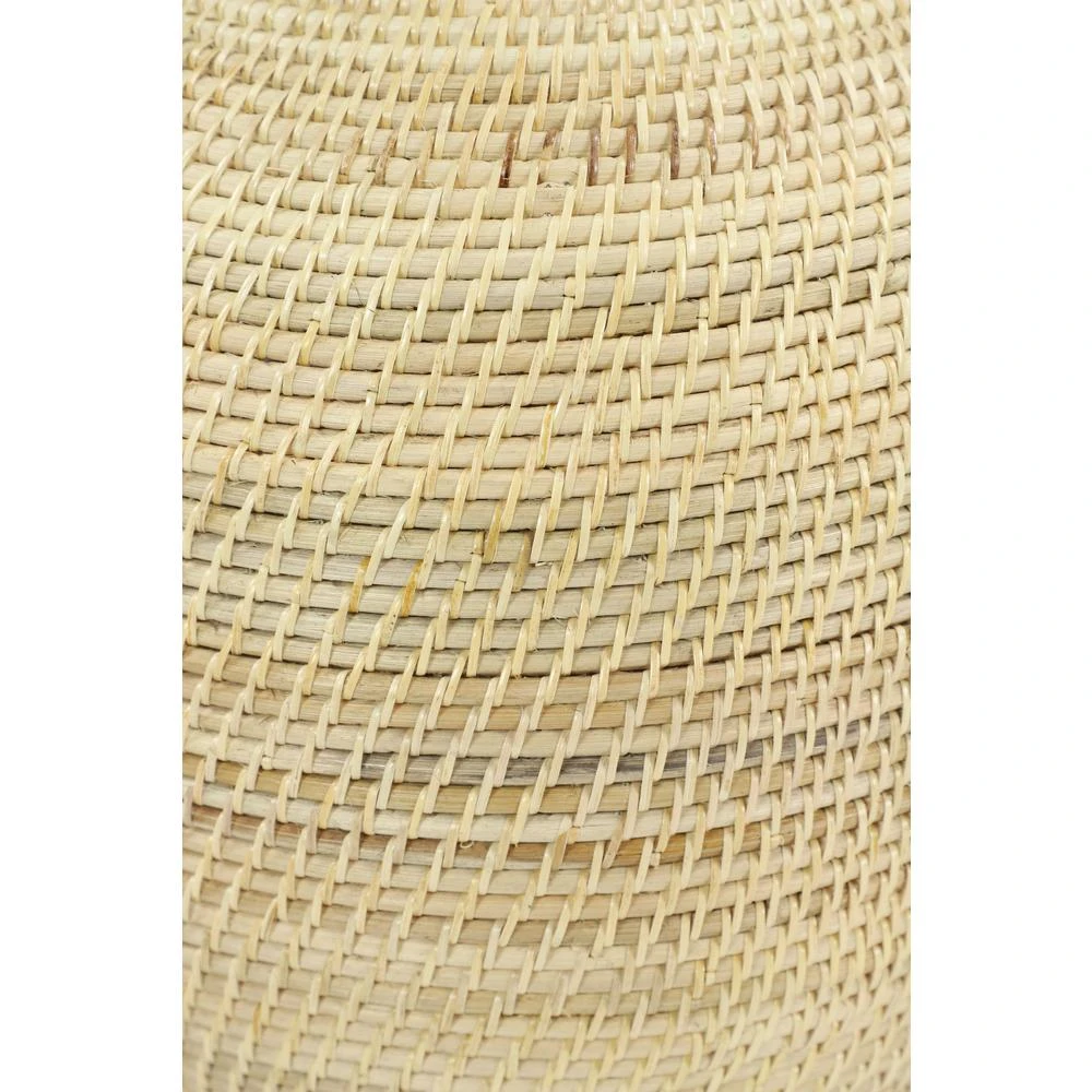 LITTON LANE Large Decorative Handwoven Natural Beige Bamboo Vase 6 LITTON LANE Large Decorative Handwoven Natural Beige Bamboo Vase - Image 4