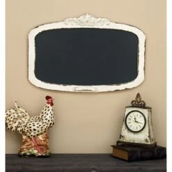 LITTON LANE Shabby Chic 28 In. Chalk Memo Board