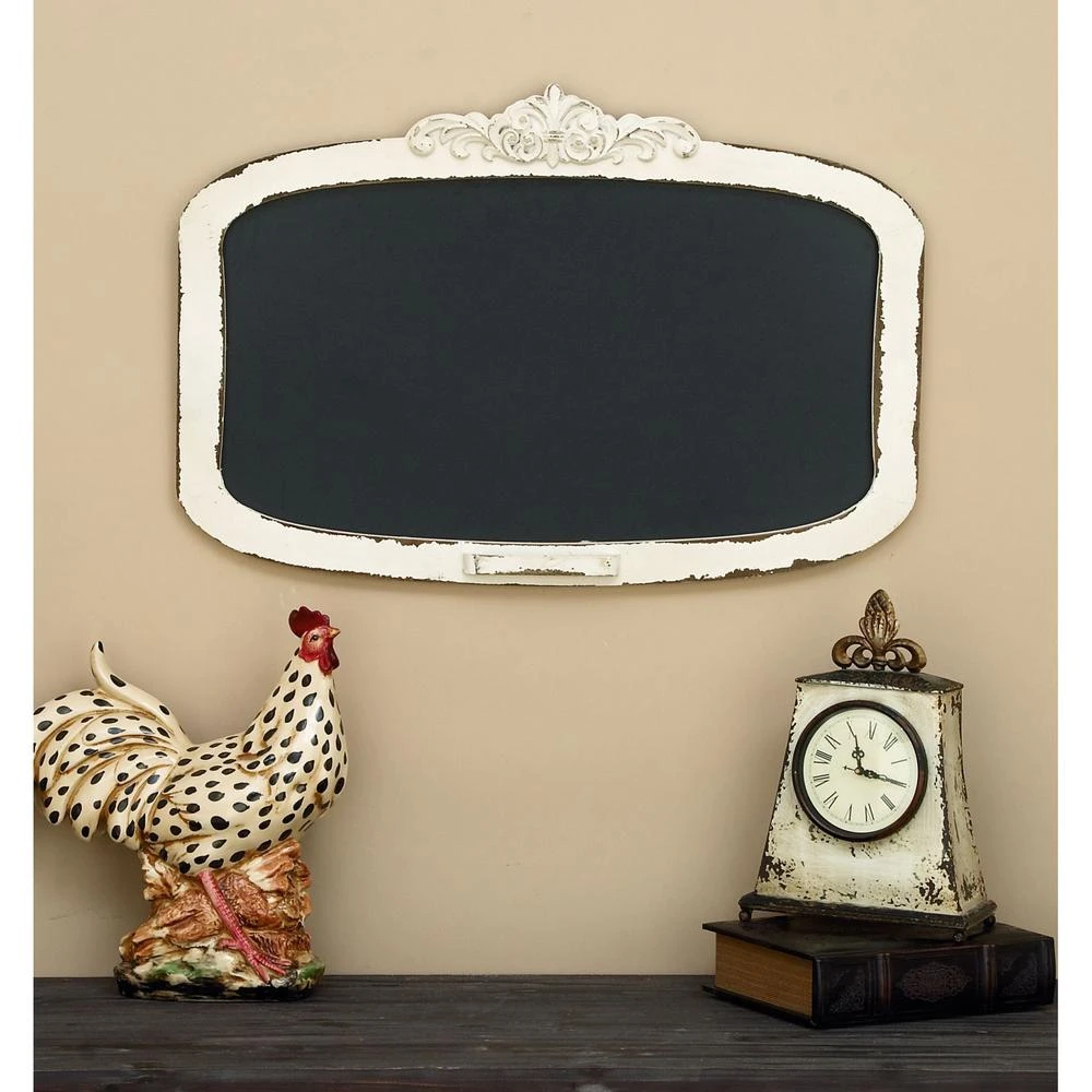 LITTON LANE Shabby Chic 28 In. Chalk Memo Board 3 LITTON LANE Shabby Chic 28 In. Chalk Memo Board