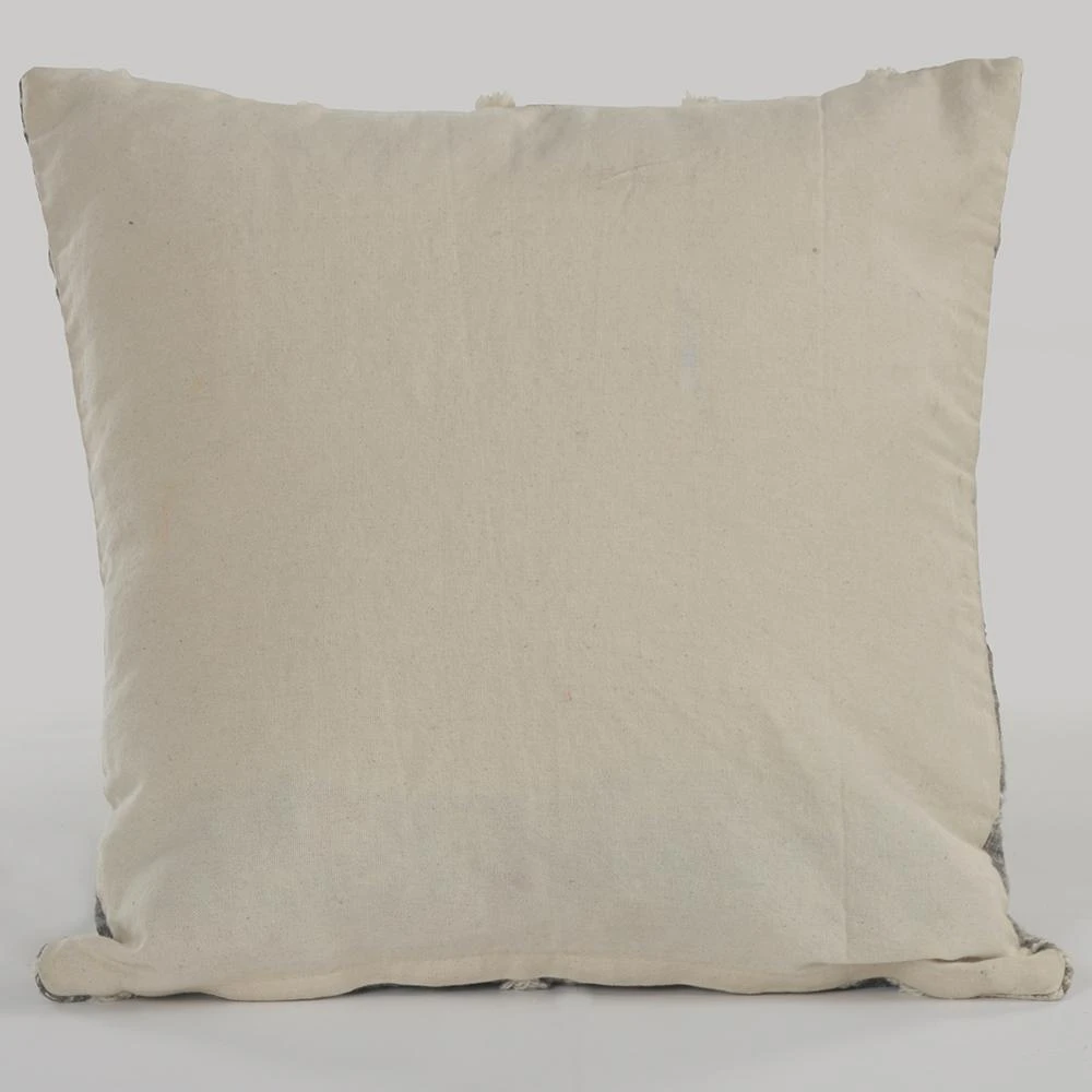 LR Resources Lines And Stripes Black And Gray Striped Hypoallergenic Polyester 18 In. X 18 In. Throw Pillow 5 LR Resources Lines And Stripes Black And Gray Striped Hypoallergenic Polyester 18 In. X 18 In. Throw Pillow - Image 3