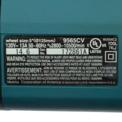 Makita 12 Amp 5 In. SJS High-Power Angle Grinder 18 Makita 12 Amp 5 In. SJS High-Power Angle Grinder -Tool Discount Store makita angle grinders 9565cv c3 1000