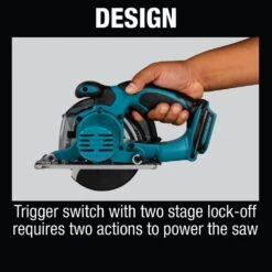 Makita 18V LXT Cordless 5-3/8 In. Metal Cutting Saw With Electric Brake & Chip Collector With Bonus 18V LXT Battery Pack 5.0Ah -Tool Discount Store makita circular saws xsc03z bl1850b c3 1000