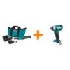 Makita 2.0 Ah 12-Volt MAX CXT 3/8 In./1/4 In. Sq. Drive Ratchet Kit With Bonus 12-Volt MAX CXT 1/4 In. Sq. Drive Impact Wrench -Tool Discount Store makita cordless ratchets rw01r1 wt04z 64 1000