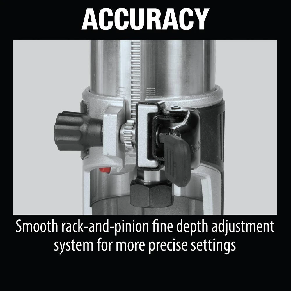 Makita 5.0 Ah 18-Volt LXT Lithium-Ion Brushless Cordless Compact Router Kit 10 Makita 5.0 Ah 18-Volt LXT Lithium-Ion Brushless Cordless Compact Router Kit - Image 8