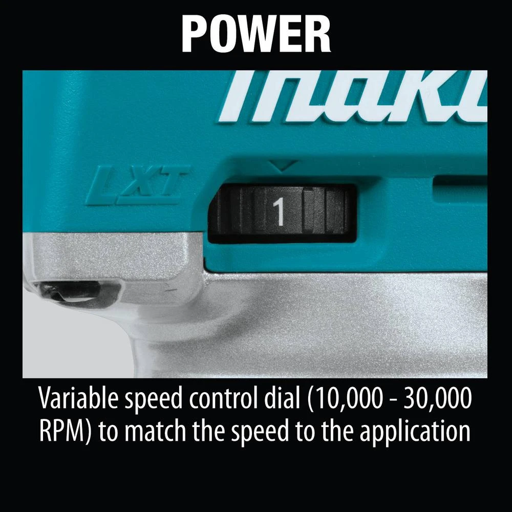 Makita 5.0 Ah 18-Volt LXT Lithium-Ion Brushless Cordless Compact Router Kit 6 Makita 5.0 Ah 18-Volt LXT Lithium-Ion Brushless Cordless Compact Router Kit - Image 4