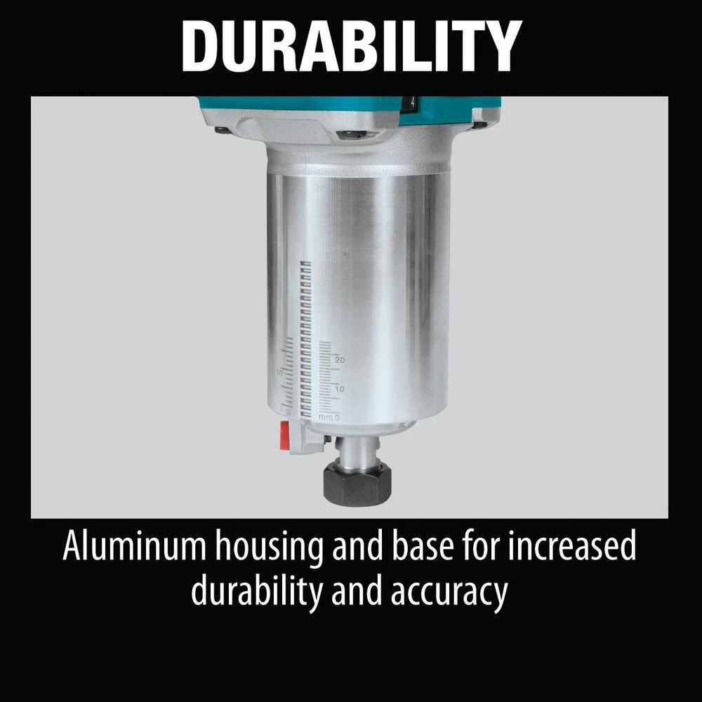 Makita 5.0 Ah 18-Volt LXT Lithium-Ion Brushless Cordless Compact Router Kit 12 Makita 5.0 Ah 18-Volt LXT Lithium-Ion Brushless Cordless Compact Router Kit - Image 10