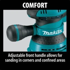 Makita 3 Amp 5 In. Corded Variable Speed Random Orbital Sander With Dust Bag -Tool Discount Store makita disc orbital sanders bo5041 1f 1000