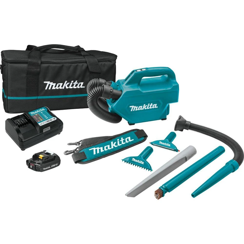 Makita 12-Volt 2.0 Ah MAX CXT Lithium-Ion Cordless Vacuum Kit 3 Makita 12-Volt 2.0 Ah MAX CXT Lithium-Ion Cordless Vacuum Kit
