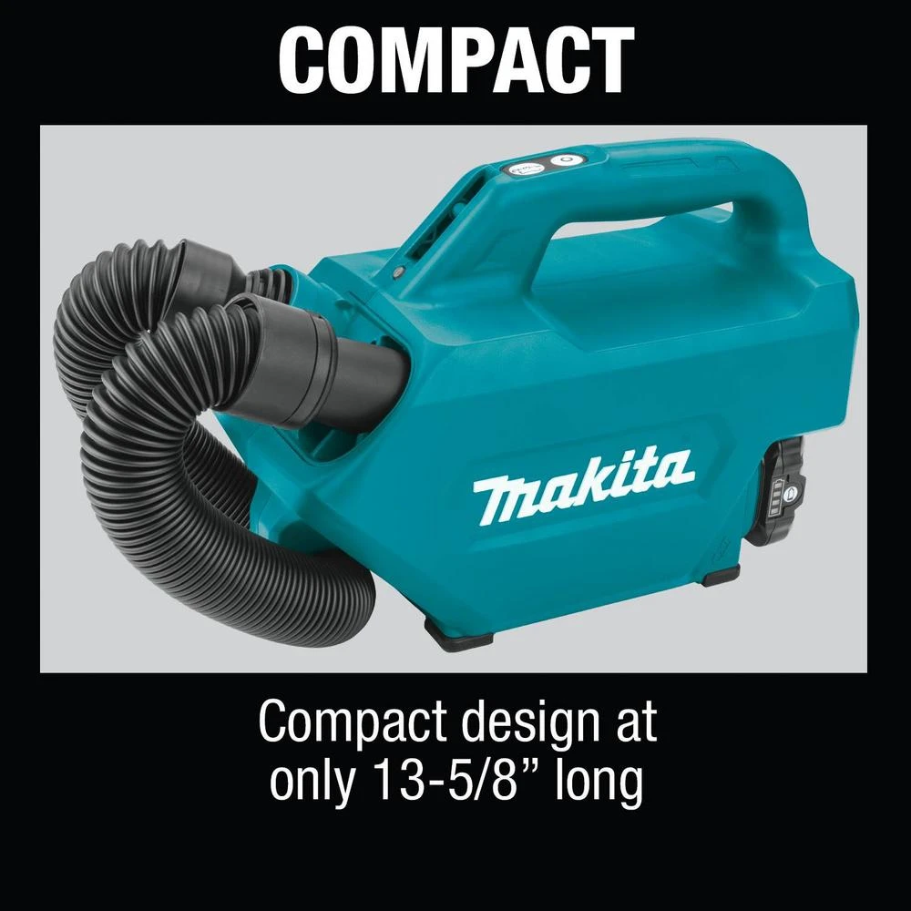 Makita 12-Volt 2.0 Ah MAX CXT Lithium-Ion Cordless Vacuum Kit 9 Makita 12-Volt 2.0 Ah MAX CXT Lithium-Ion Cordless Vacuum Kit - Image 7
