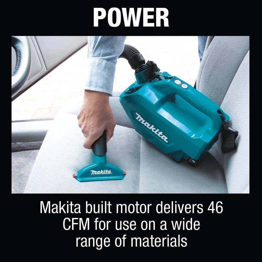 Makita 12-Volt 2.0 Ah MAX CXT Lithium-Ion Cordless Vacuum Kit 16 Makita 12-Volt 2.0 Ah MAX CXT Lithium-Ion Cordless Vacuum Kit - Image 14