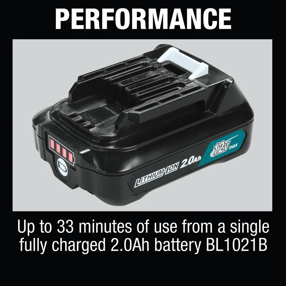 Makita 12-Volt 2.0 Ah MAX CXT Lithium-Ion Cordless Vacuum Kit 14 Makita 12-Volt 2.0 Ah MAX CXT Lithium-Ion Cordless Vacuum Kit - Image 12