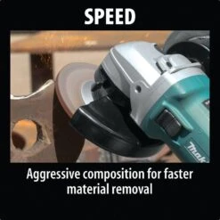 Makita 4-1/2 In. X 1/4 In. X 5/8 In. 36-Grit INOX Grinding Wheel (5-Pack) For Use With 4-1/2 In. Angle Grinders 11 Makita 4-1/2 In. X 1/4 In. X 5/8 In. 36-Grit INOX Grinding Wheel (5-Pack) For Use With 4-1/2 In. Angle Grinders -Tool Discount Store makita grinding wheels cut off wheels a 95984 5 44 1000