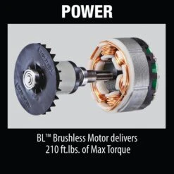 Makita 18-Volt LXT Lithium-Ion Compact Brushless Cordless 1/2 In. 3-Speed Impact Wrench Kit, 2.0Ah 22 Makita 18-Volt LXT Lithium-Ion Compact Brushless Cordless 1/2 In. 3-Speed Impact Wrench Kit, 2.0Ah -Tool Discount Store makita impact wrenches xwt11r 1f 1000