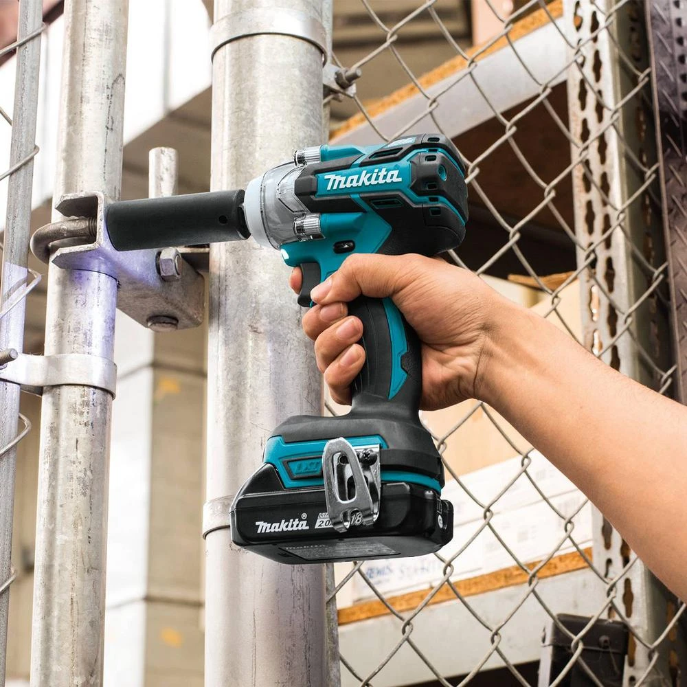 Makita 18-Volt LXT Lithium-Ion Compact Brushless Cordless 1/2 In. 3-Speed Impact Wrench Kit, 2.0Ah 5 Makita 18-Volt LXT Lithium-Ion Compact Brushless Cordless 1/2 In. 3-Speed Impact Wrench Kit, 2.0Ah - Image 3