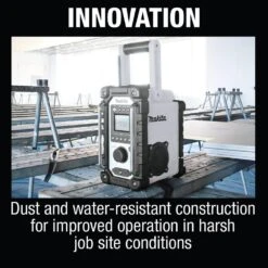 Makita 18-Volt LXT Lithium-Ion Cordless Job Site Radio (Tool-Only) 19 Makita 18-Volt LXT Lithium-Ion Cordless Job Site Radio (Tool-Only) -Tool Discount Store makita jobsite audio xrm05w c3 1000