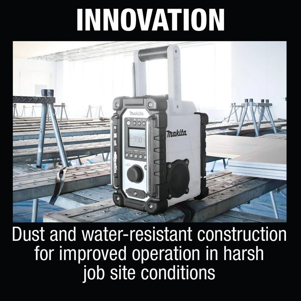 Makita 18-Volt LXT Lithium-Ion Cordless Job Site Radio (Tool-Only) 8 Makita 18-Volt LXT Lithium-Ion Cordless Job Site Radio (Tool-Only) - Image 6