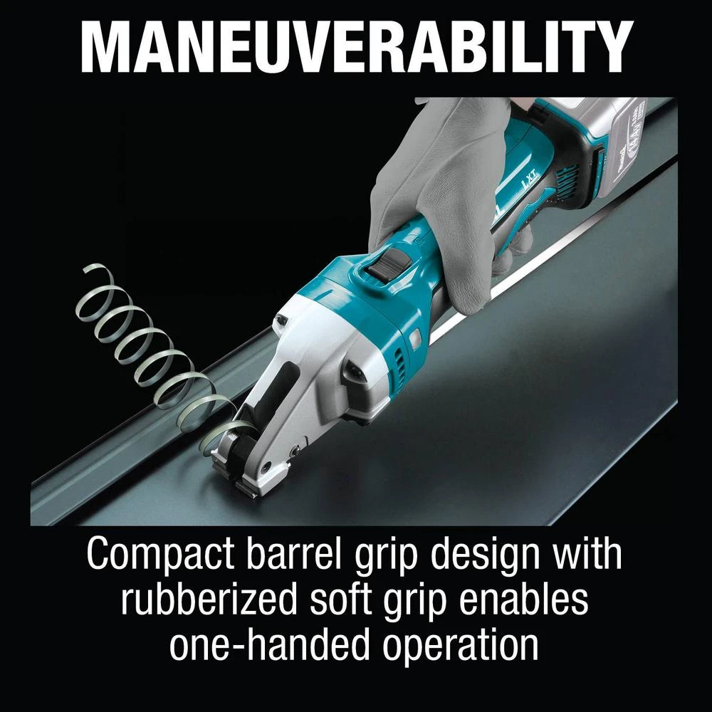 Makita 18-Volt LXT Lithium-Ion Cordless 16 Gauge Compact Compact Straight Shear (Tool Only) 12 Makita 18-Volt LXT Lithium-Ion Cordless 16 Gauge Compact Compact Straight Shear (Tool Only) - Image 10