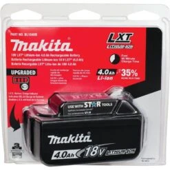 Makita 18-Volt LXT Lithium-Ion 4.0 Ah Battery And Rapid Optimum Charger Starter Pack With Bonus 18-Volt LXT Handheld Vacuum -Tool Discount Store makita power tool batteries bl1840bdc2xlc01 fa 1000