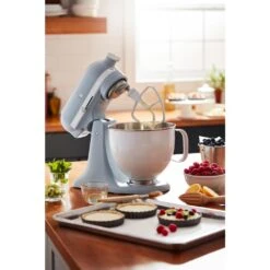 KitchenAid Limited Edition Heritage Artisan Series 5 Qt. 10-Speed Misty Blue Stand Mixer -Tool Discount Store misty blue kitchenaid stand mixers ksm180rpmb 66 1000