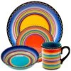 Certified International Tequila Sunrise 16-Piece Traditional Multi-color Ceramic Dinnerware Set (Service For 4) 2 Certified International Tequila Sunrise 16-Piece Traditional Multi-color Ceramic Dinnerware Set (Service For 4) -Tool Discount Store multi color certified international dinnerware sets 43529rm 64 1000