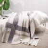 Glitzhome 60 In. L X 50 In. W, 1050g Knitted Polyester Geometric Pattern Feather Yarn Throw Blanket 1 Glitzhome 60 In. L X 50 In. W, 1050g Knitted Polyester Geometric Pattern Feather Yarn Throw Blanket -Tool Discount Store multi color glitzhome throw blankets 1518203188 64 1000
